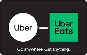 Uber Eats gift card